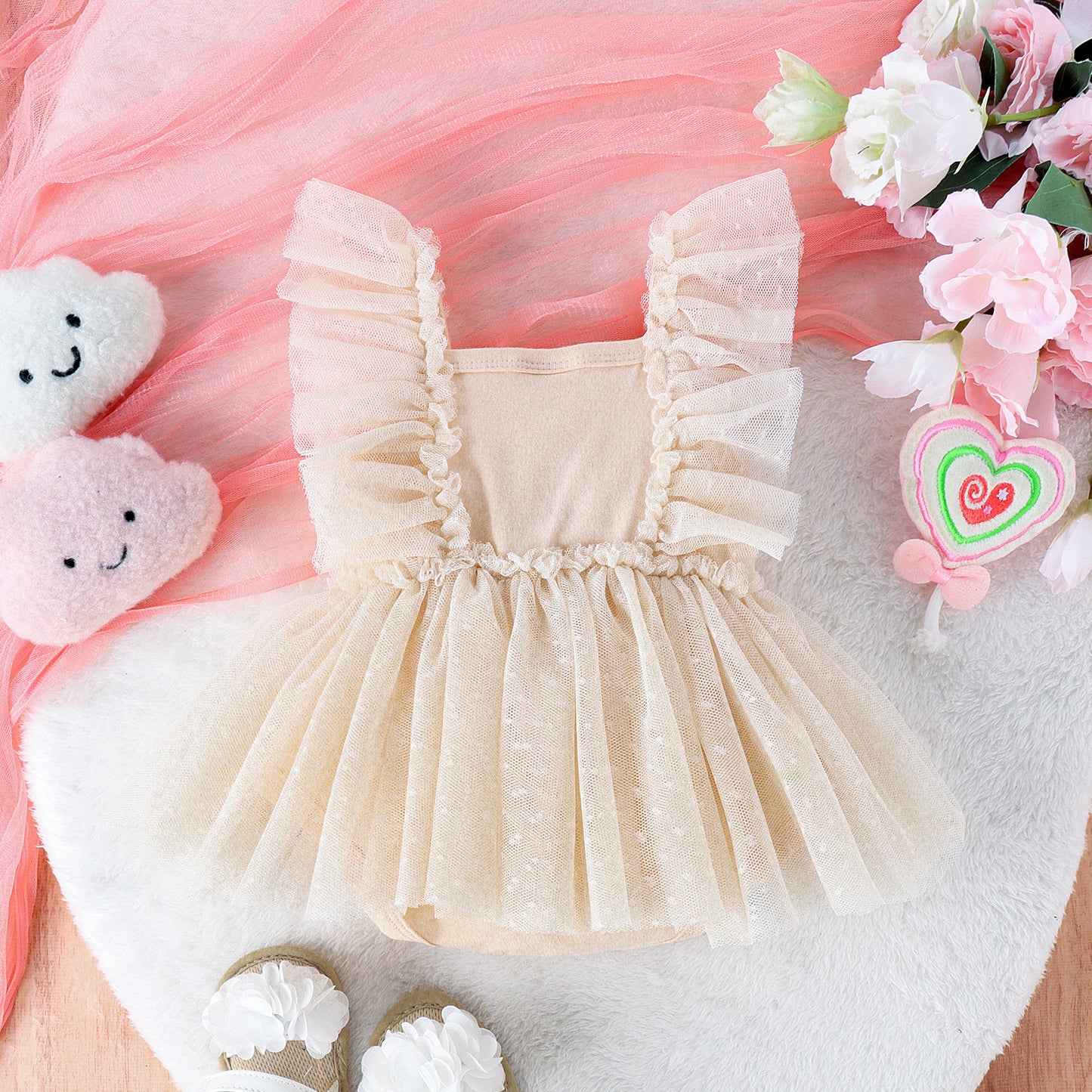 Baby Jumpsuit Net Skirt Princess