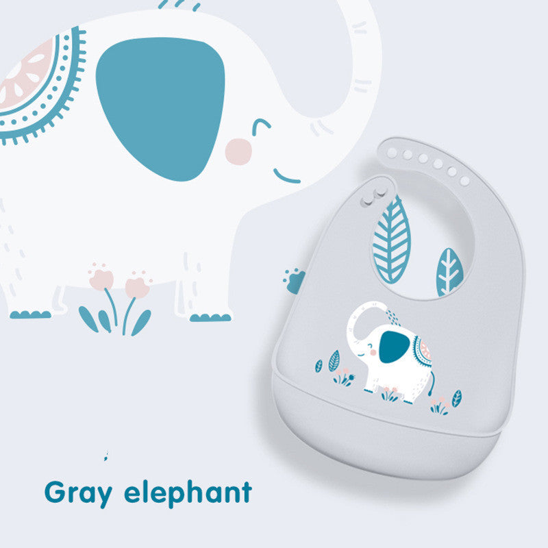 Baby Eating Silicone Bib (Waterproof)