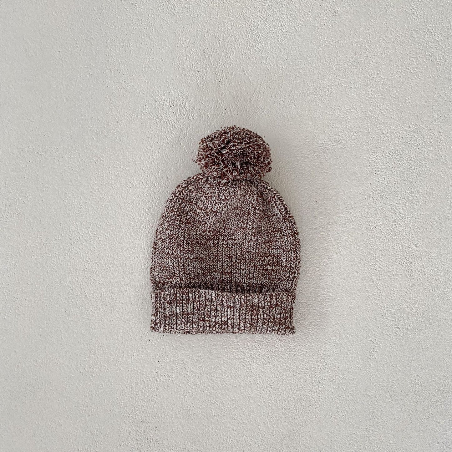 Baby Girl Mixed Color Knitted Hat 3-piece Set
