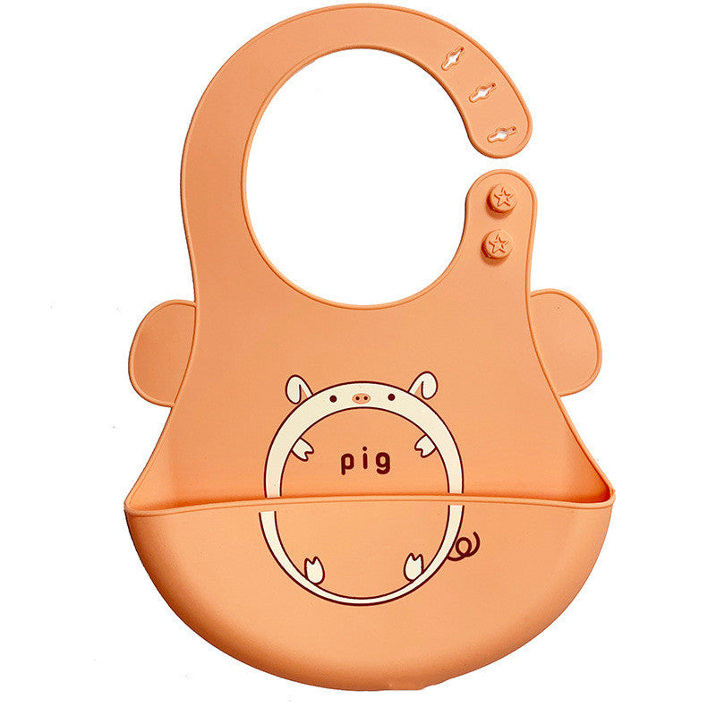 Baby Eating Silicone Bib (Waterproof)