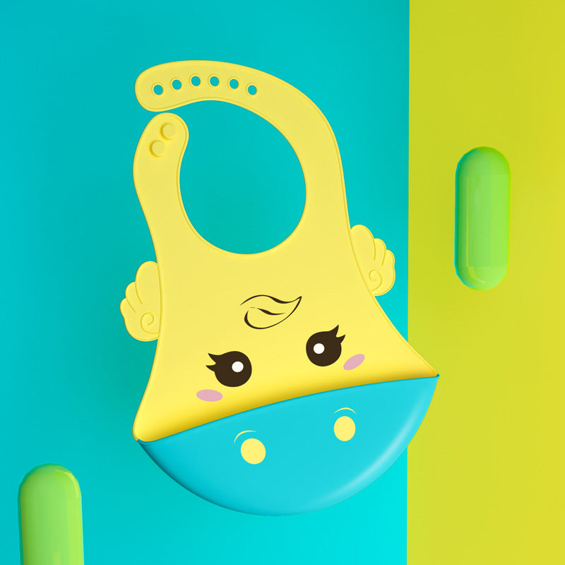 Baby Eating Silicone Bib (Waterproof)