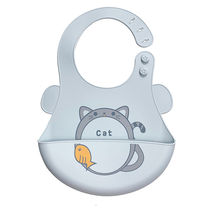 Baby Eating Silicone Bib (Waterproof)