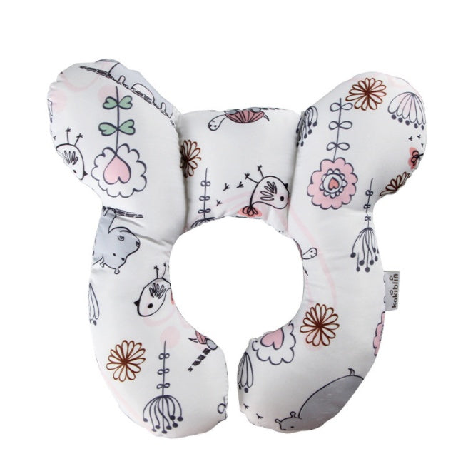 Infant Pillow - Baby Bed  U-Shaped Safety Seat Neck Guard