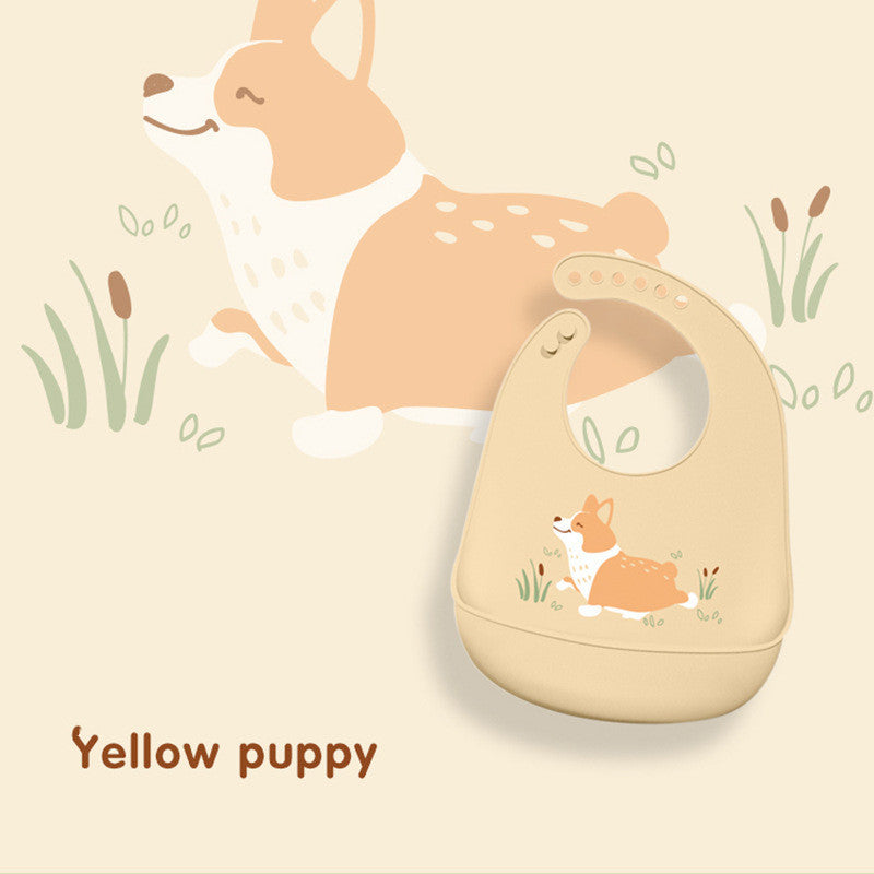 Baby Eating Silicone Bib (Waterproof)