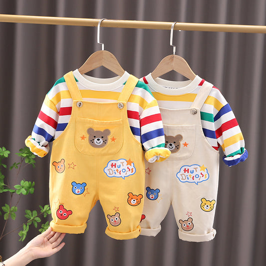 Boys Top Overalls Suit