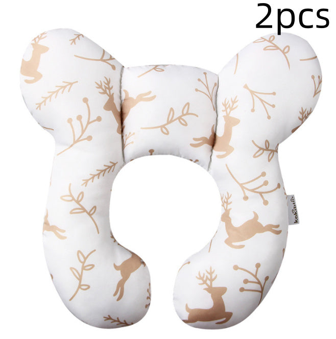 Infant Pillow - Baby Bed  U-Shaped Safety Seat Neck Guard