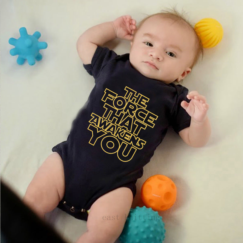 Short-sleeved Baby Romper