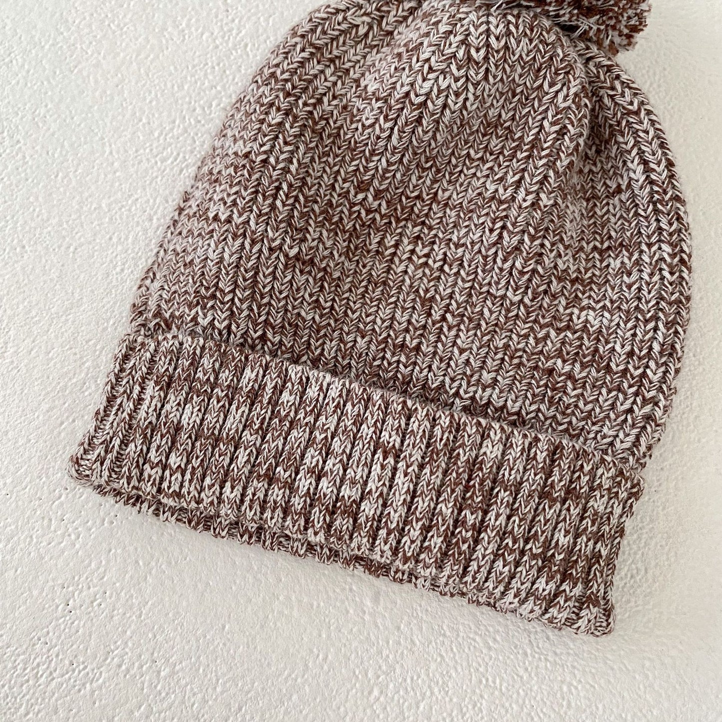 Baby Girl Mixed Color Knitted Hat 3-piece Set