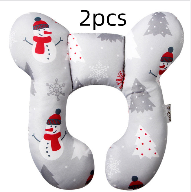 Infant Pillow - Baby Bed  U-Shaped Safety Seat Neck Guard