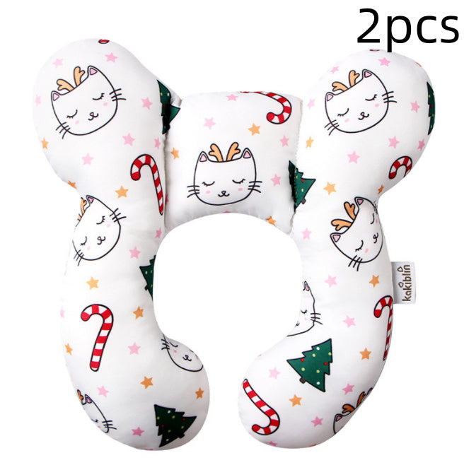 Infant Pillow - Baby Bed  U-Shaped Safety Seat Neck Guard