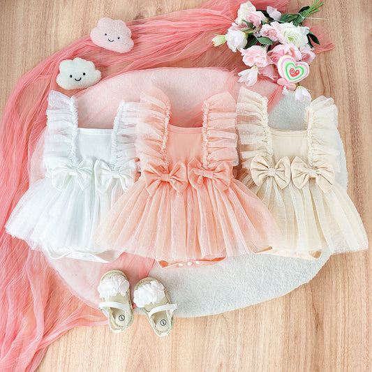 Baby Jumpsuit Net Skirt Princess