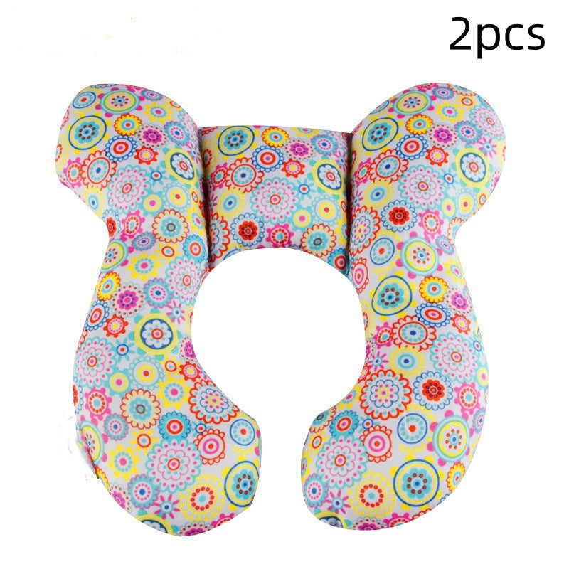 Infant Pillow - Baby Bed  U-Shaped Safety Seat Neck Guard