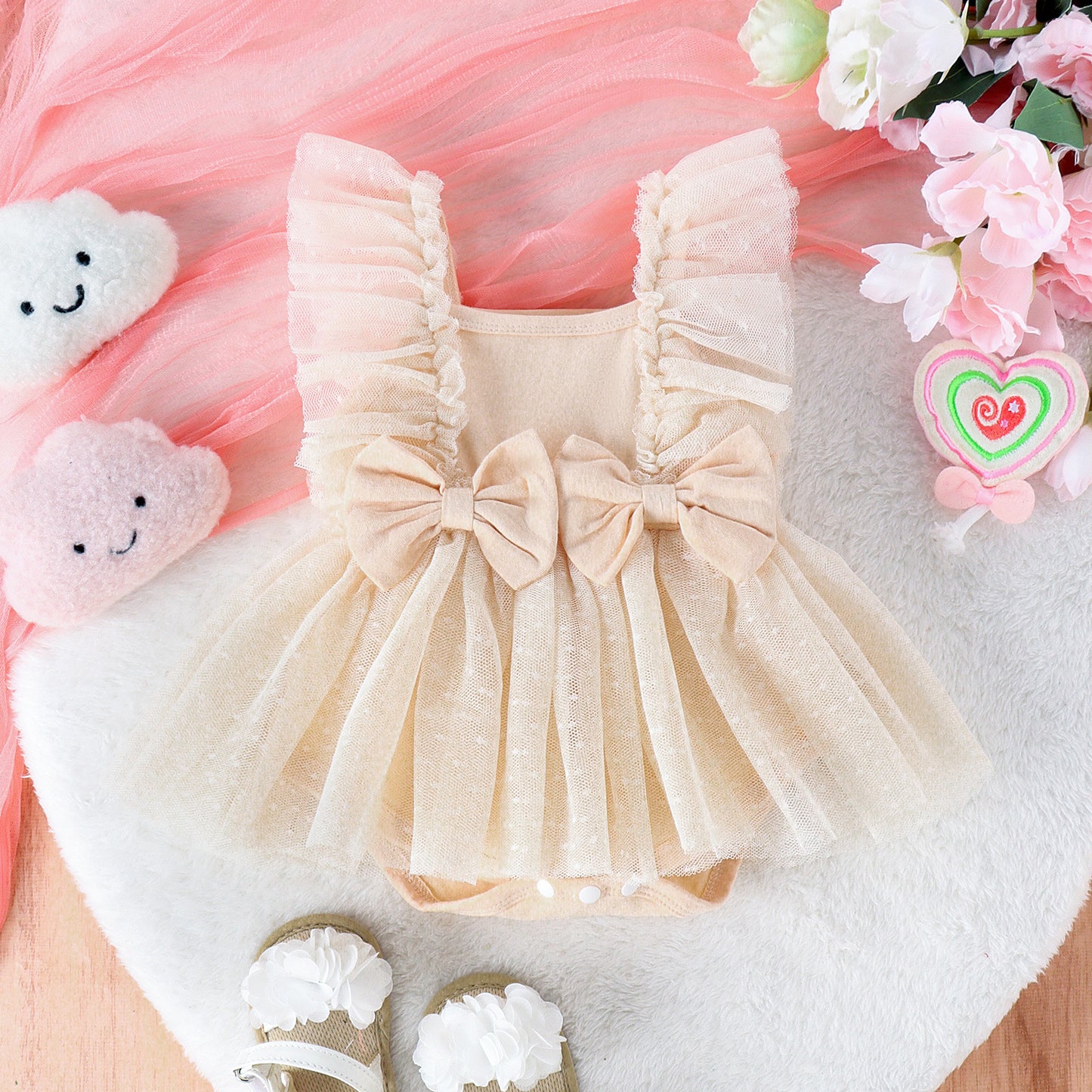 Baby Jumpsuit Net Skirt Princess