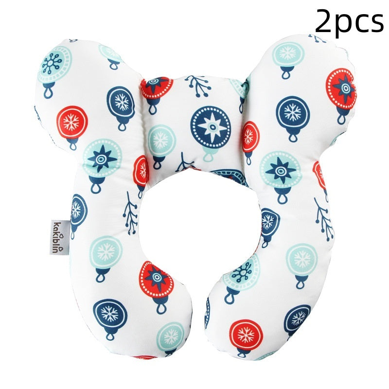 Infant Pillow - Baby Bed  U-Shaped Safety Seat Neck Guard