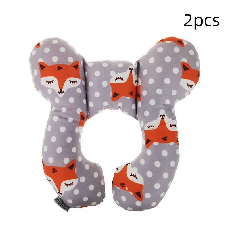 Infant Pillow - Baby Bed  U-Shaped Safety Seat Neck Guard