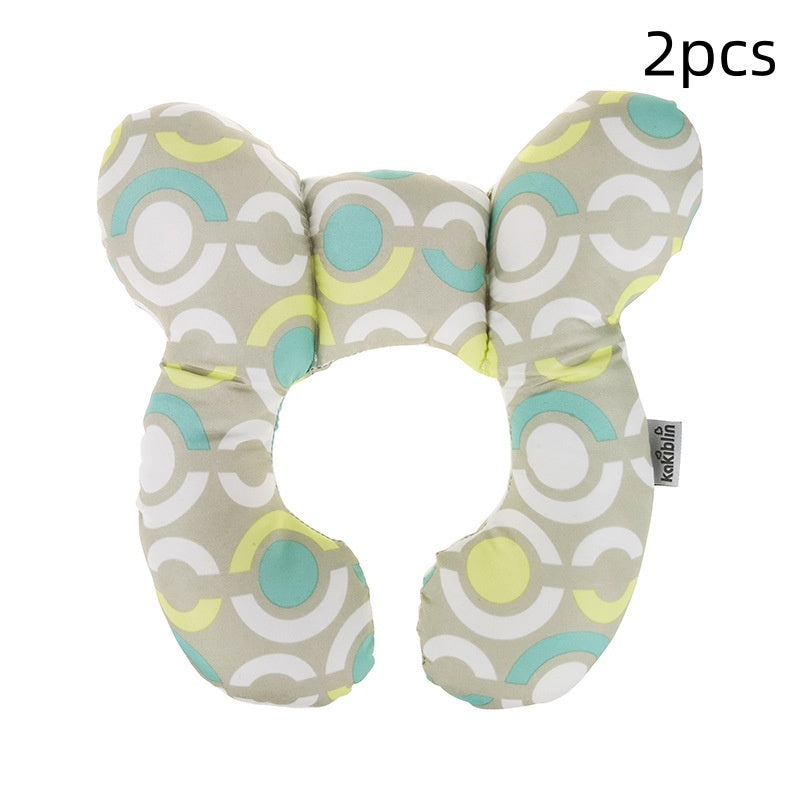 Infant Pillow - Baby Bed  U-Shaped Safety Seat Neck Guard