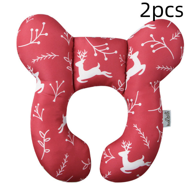 Infant Pillow - Baby Bed  U-Shaped Safety Seat Neck Guard