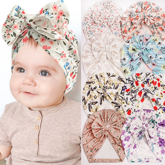 Polyester Baby Bow Hat