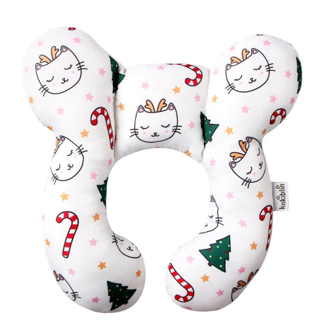 Infant Pillow - Baby Bed  U-Shaped Safety Seat Neck Guard
